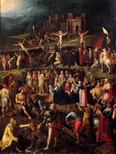 Scenes from Passion, from drawing by Albrecht Durer, Flemish painting (16th century) by Albrecht Dürer