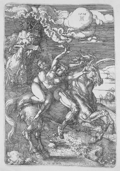 The Abduction on the Unicorn by Albrecht Dürer