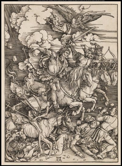 The Apocalypse: The Four Horsemen by Albrecht Dürer or Duerer