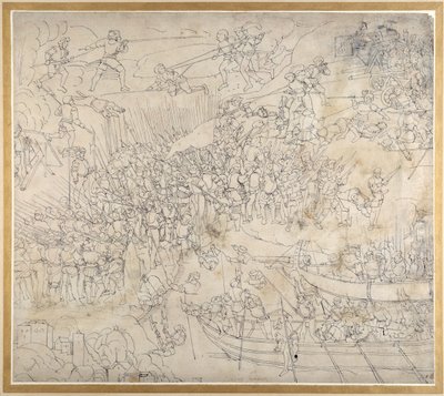 The Assault near Rorschach on Lake Konstanz, c.1500 by Albrecht Dürer