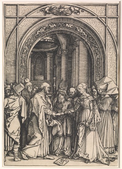 The Betrothal of the Virgin from: The Life of the Virgin, c.1504-05 by Albrecht Dürer