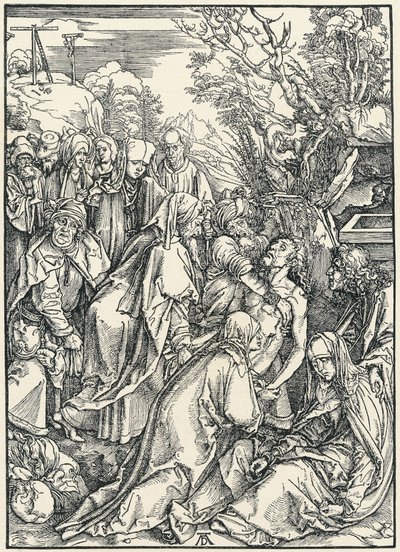 The Entombment, from the Large Passion by Albrecht Dürer