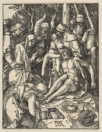 The Lamentation, from the Small Passion, c.159 by Albrecht Dürer
