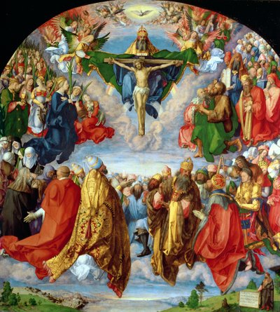 The Landauer Altarpiece, All Saints Day by Albrecht Dürer