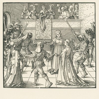 The Masquerade by Albrecht Dürer or Duerer