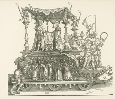The Small Triumphal Car or The Burgundian Marriage by Albrecht Dürer or Duerer