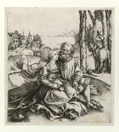 The ill-assorted couple by Albrecht Dürer