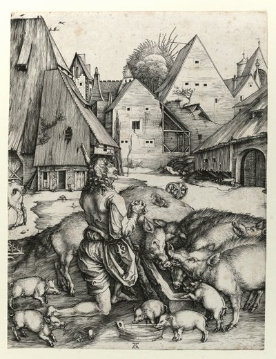 The prodigal son by Albrecht Dürer