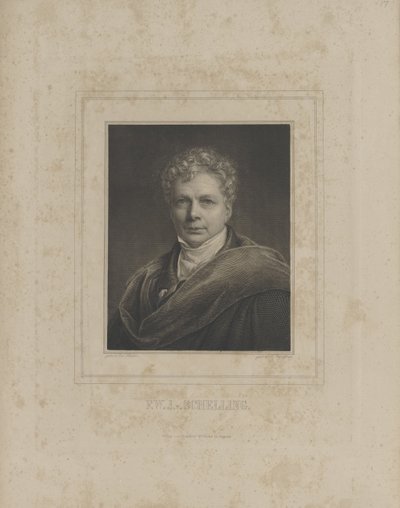 Friedrich Wilhelm Joseph Schelling 1775-1854 by Albrecht Fürchtegott Schultheiss