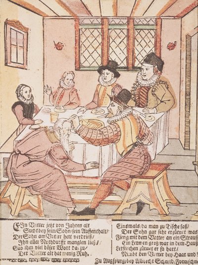 A Father Mistreated by His Son by Albrecht Schmid