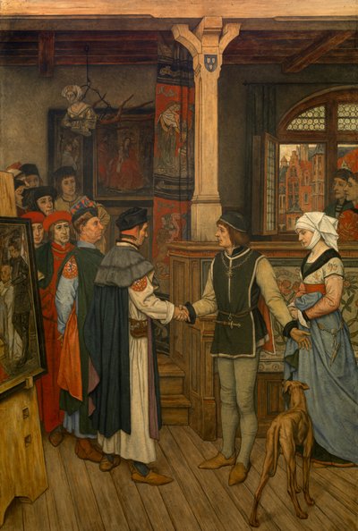 The Magisters in the Workshop of Jan van Eyck by Albrecht de Vriendt