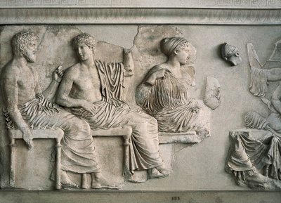 Poseidon, Apollo, Artemis and Aphrodite represented on the east frieze of the Parthenon by Alcamenes (attr. to)