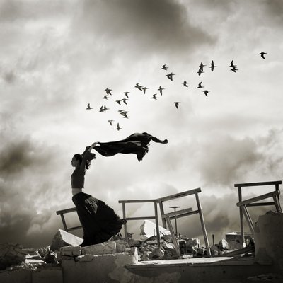 Freedom Amidst Ruins by Alejandra Baci