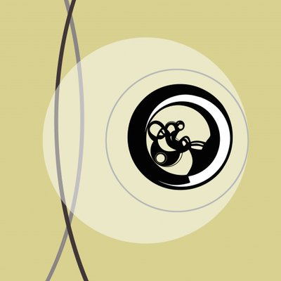 Abstract Swirl Circles by Alejandra Winkhaus