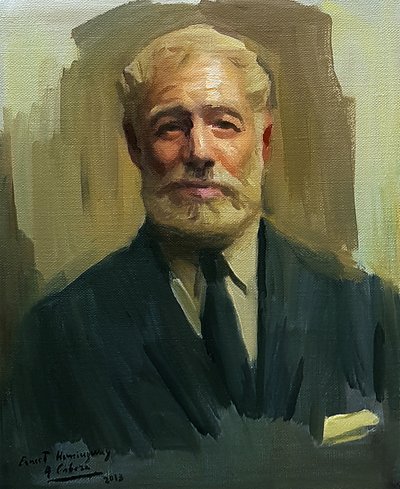 Ernest Hemingway by Alejandro Cabeza