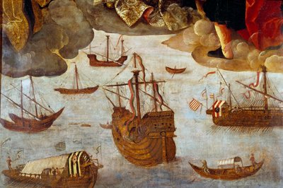 Spanish Caravel by Alejo Fernandez