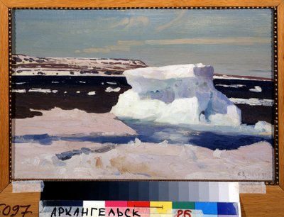 The Kara Sea, View of the Novaya Zemlya by Aleksandr Alekseevich Borisov