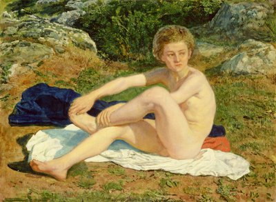 A Naked Boy, study for 