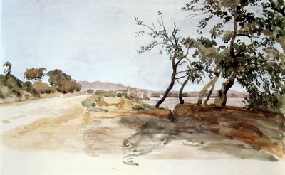 Italian countryside by Aleksandr Andreevich Ivanov