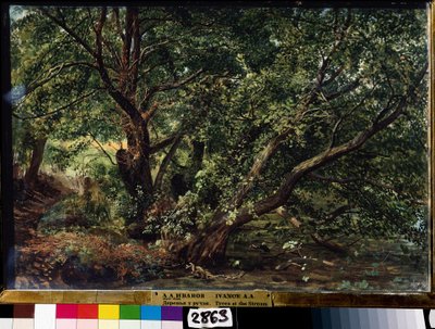 The Trees by the River by Aleksandr Andreevich Ivanov