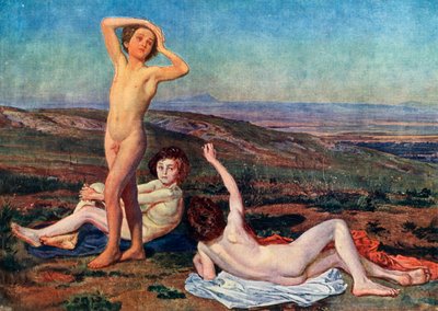 Boys Basking in the Sun by Aleksandr Ivanov