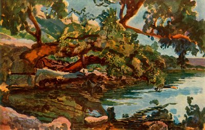 Lake Nemi by Aleksandr Ivanov