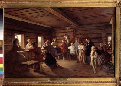 In A Country School by Aleksandr Ivanovich Morozov