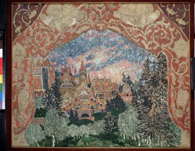 Stage Design for the Opera The Magic Mirror by A. Koreshchenko by Aleksandr Jakovlevic Golovin