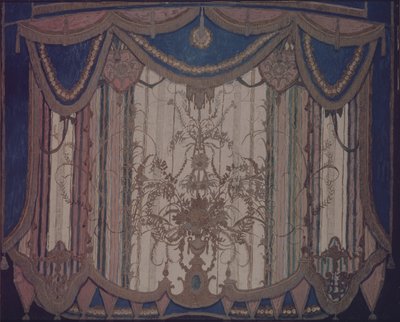 Design of Curtain for the Theatre Play The Masquerade by M. Lermontov, 1917 by Aleksandr Jakovlevic Golovin