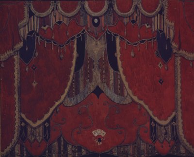 Design of Main Curtain for the Theatre Play The Masquerade by M. Lermontov by Aleksandr Jakovlevic Golovin