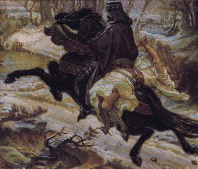 Slavic Count with a Female Captive by Aleksandr Jakovlevic Golovin