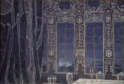Stage Design for the Play Don Juan by J.-B. Molière by Aleksandr Jakovlevic Golovin