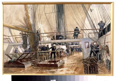 The Frigate Svetlana by Aleksandr Karlovich Beggrov
