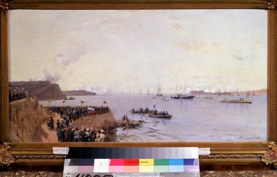 Arrival of Emperor Alexander III in Sevastopol by Aleksandr Karlovich Beggrov