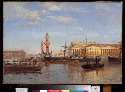 View of St Petersburg from the Neva by Aleksandr Karlovich Beggrov