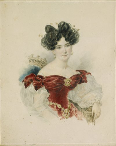 Portrait of Princess Natalia Viktorovna Kochubey, née Kochubey by Aleksandr Pavlovich Bryullov