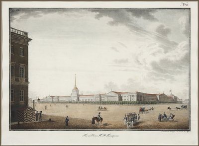 The Admiralty in Saint Petersburg by Aleksandr Pavlovich Bryullov