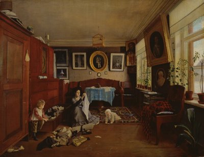 Interior by Aleksei Alekseevich Bobrov