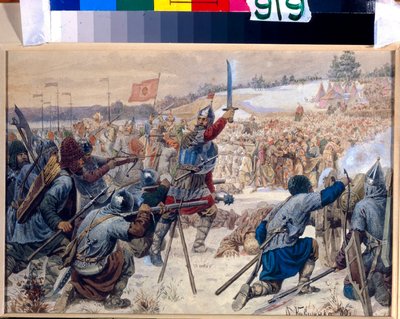 The Conquest of Siberia by Yermak by Aleksei Danilovich Kivshenko