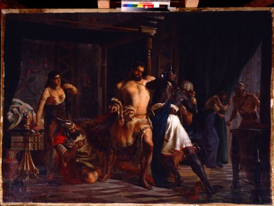 Samson and Delilah by Aleksei Danilovich Kivshenko