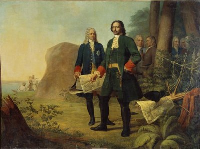 Peter the Great. The Founding of Saint Petersburg by Aleksei Gavrilovich Venetsianov