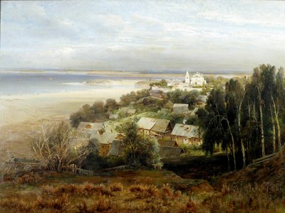 The Pechersk Monastery by Alexei Kondratjewitsch Sawrassow