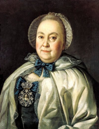 Portrait of the Lady-in-waiting Countess Maria A. Rumyantseva by Aleksei Petrovich Antropov