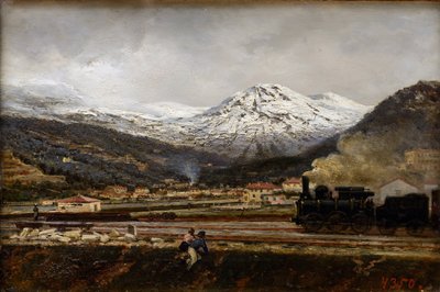 Mountain Landscape by Aleksei Petrovich Bogolyubov