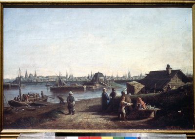 View of the City of Kazan on the Volga in Russia by Aleksei Petrovich Bogolyubov