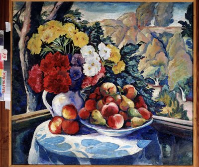 Still Life on the Verandah by Aleksey Kravchenko