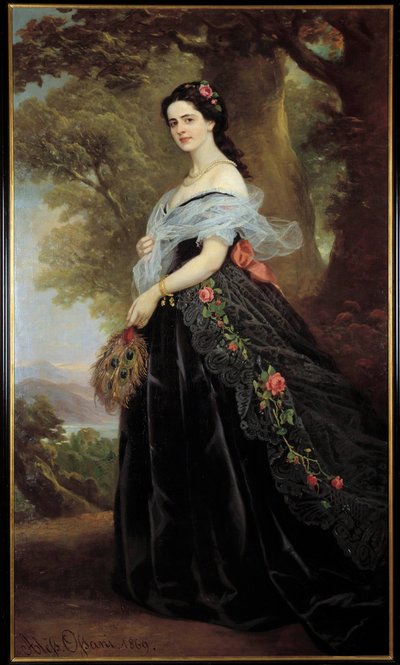 Portrait of the Countess Juliette Cotti by Alessando Ossani
