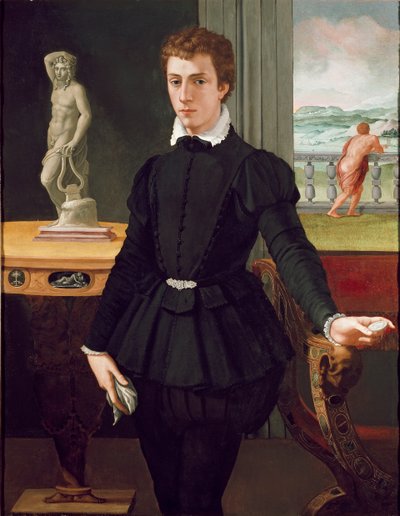 Portrait of a Young Man (post 1560) by Alessandro Allori