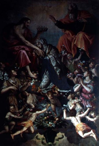 The Coronation of the Virgin by Alessandro Allori