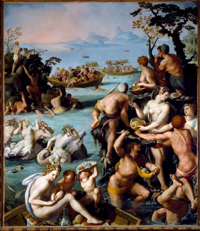 The Pearl Fishermen by Alessandro Allori